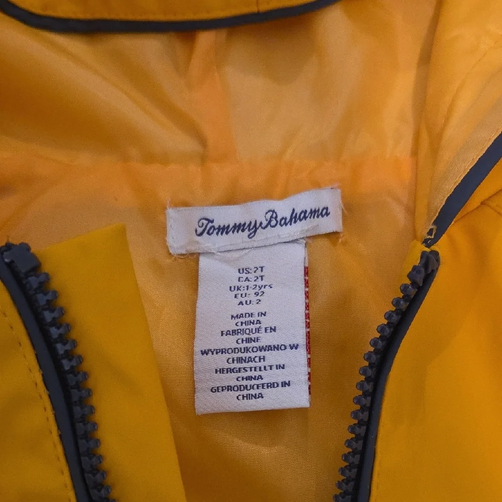 Tommy Bahama Yellow Raincoat for Kids - Picture 2 of 5